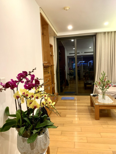 Tôi cần cho thuê căn hộ 2PN-98m2 tòa Indochina Plaza IPH  Xuân Thủy, full nội thất. Giá 18 triệu
